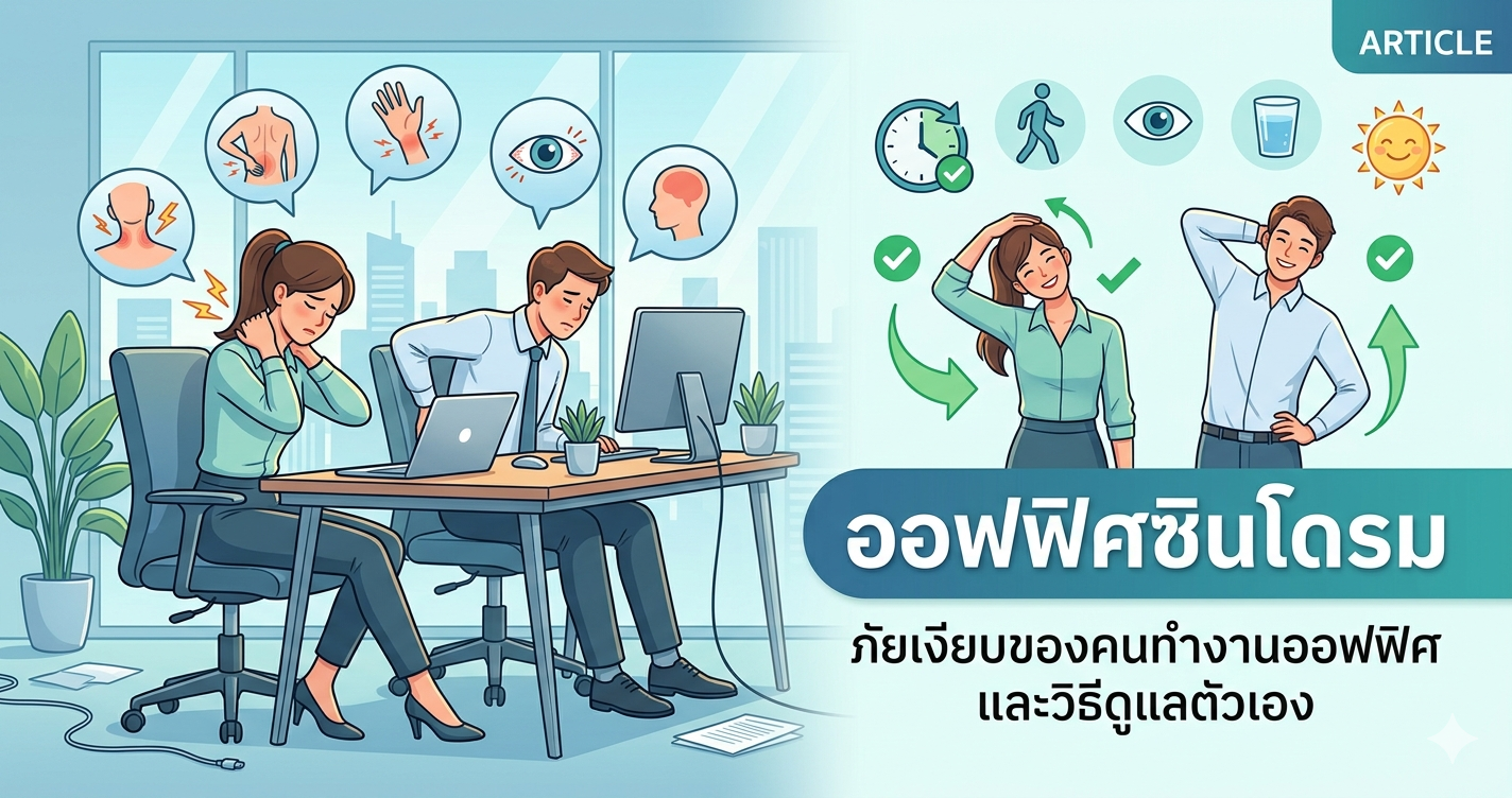 Office Syndrome กับกระดูกสันหลัง ภัยเงียบของคนทำงาน
